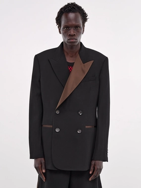 Rise Tuxedo Jacket (MS25JA05-WV03-999-BLACK)