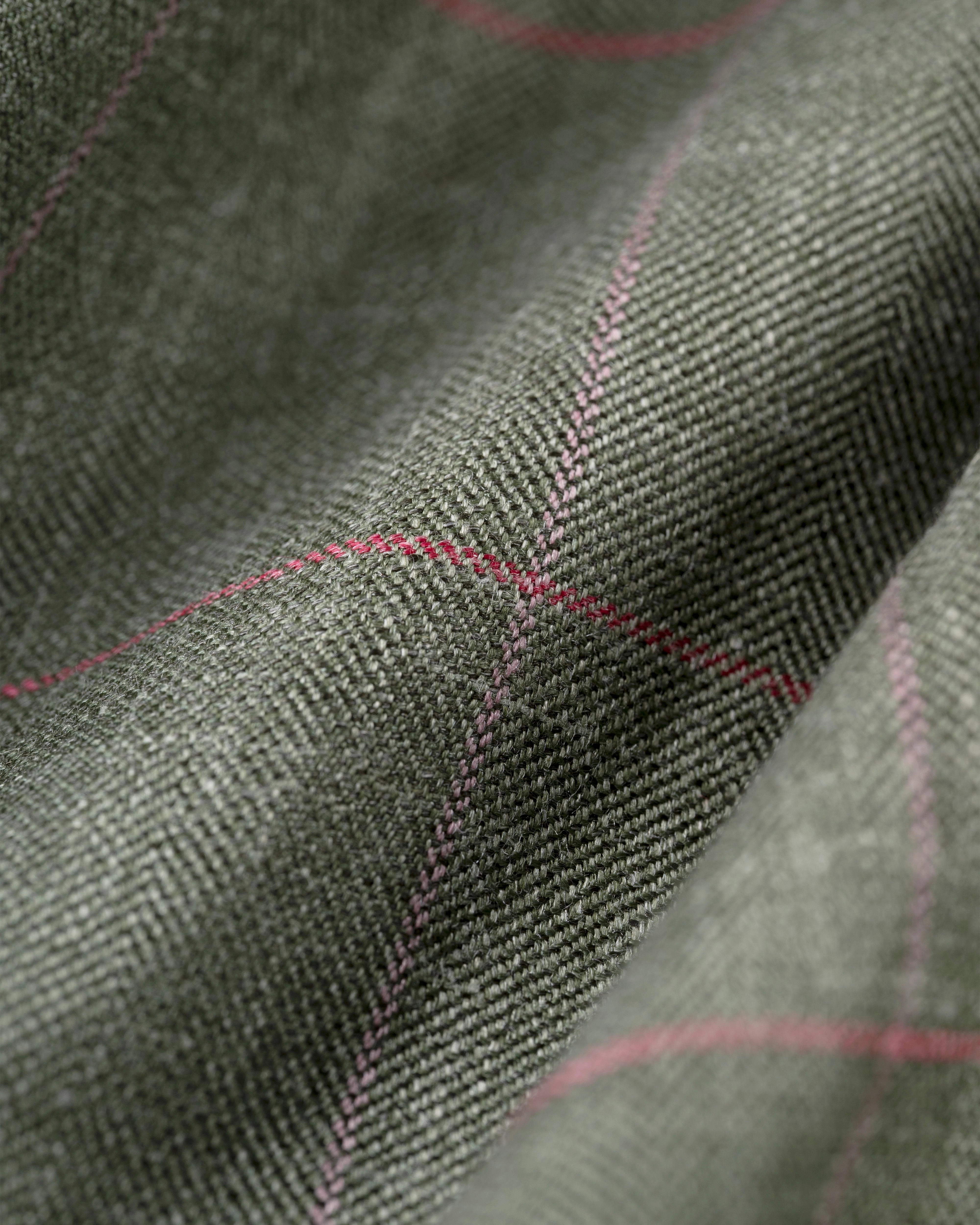 SAGE GREEN/PINK WINDOWPANE SPORT COAT