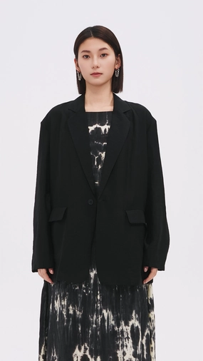 Sheer Fabric Blazer