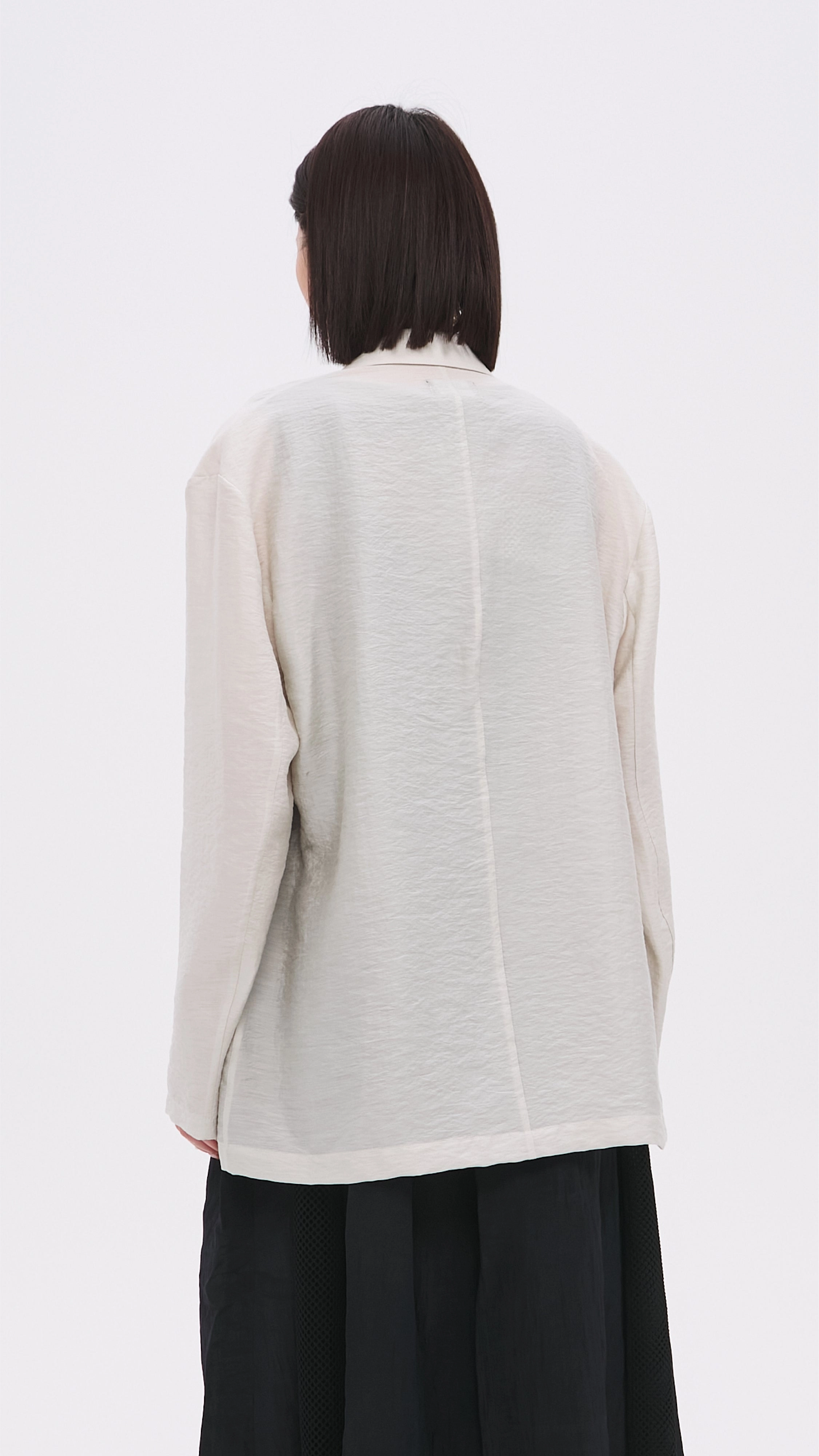 Sheer Fabric Blazer