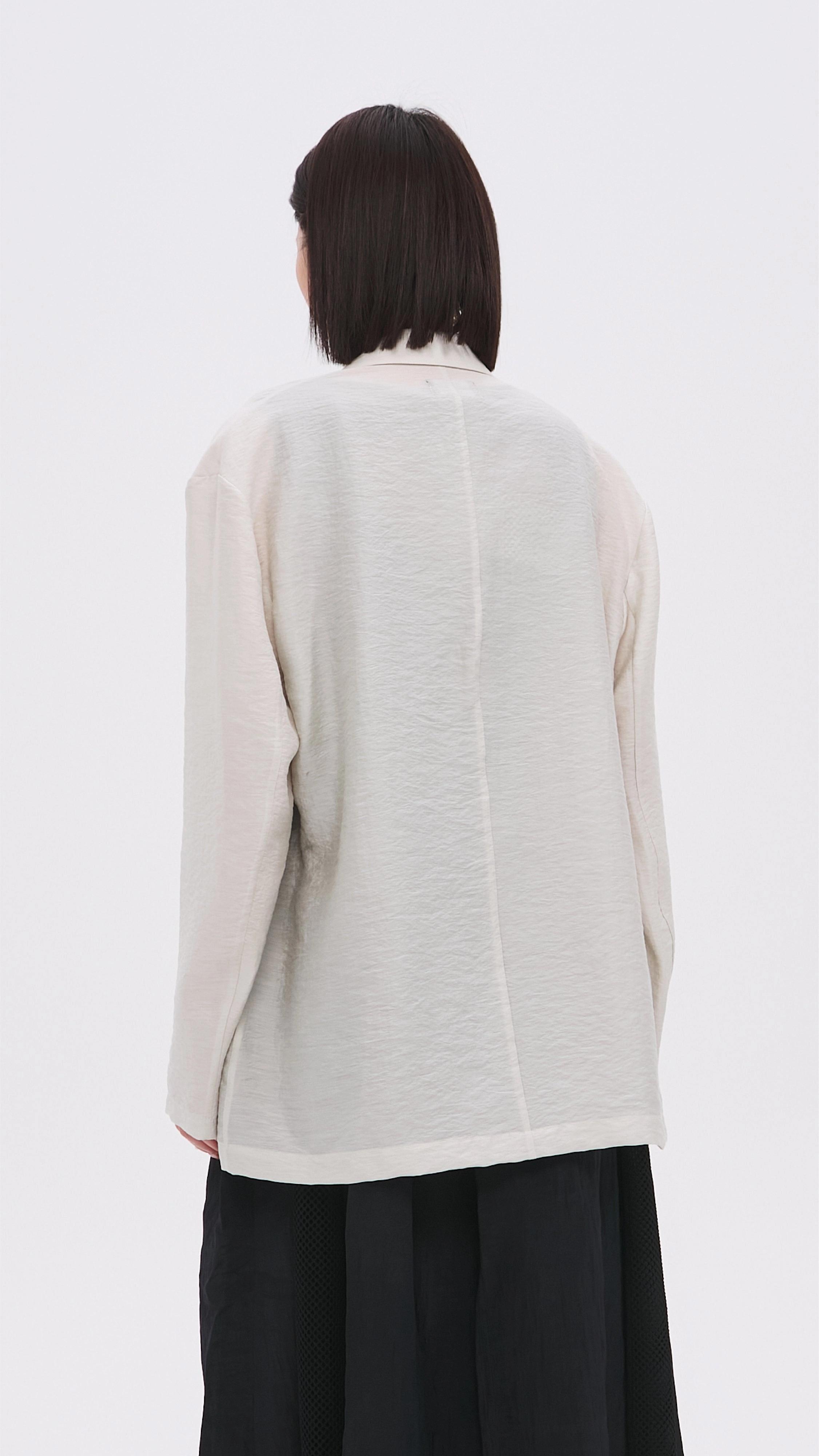 Sheer Fabric Blazer