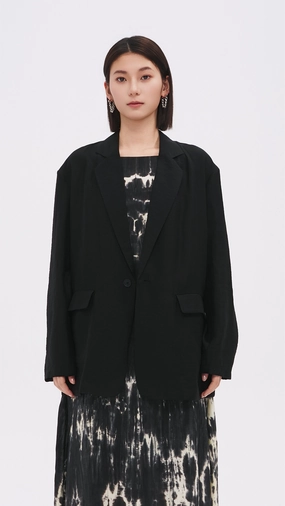 Sheer Fabric Blazer