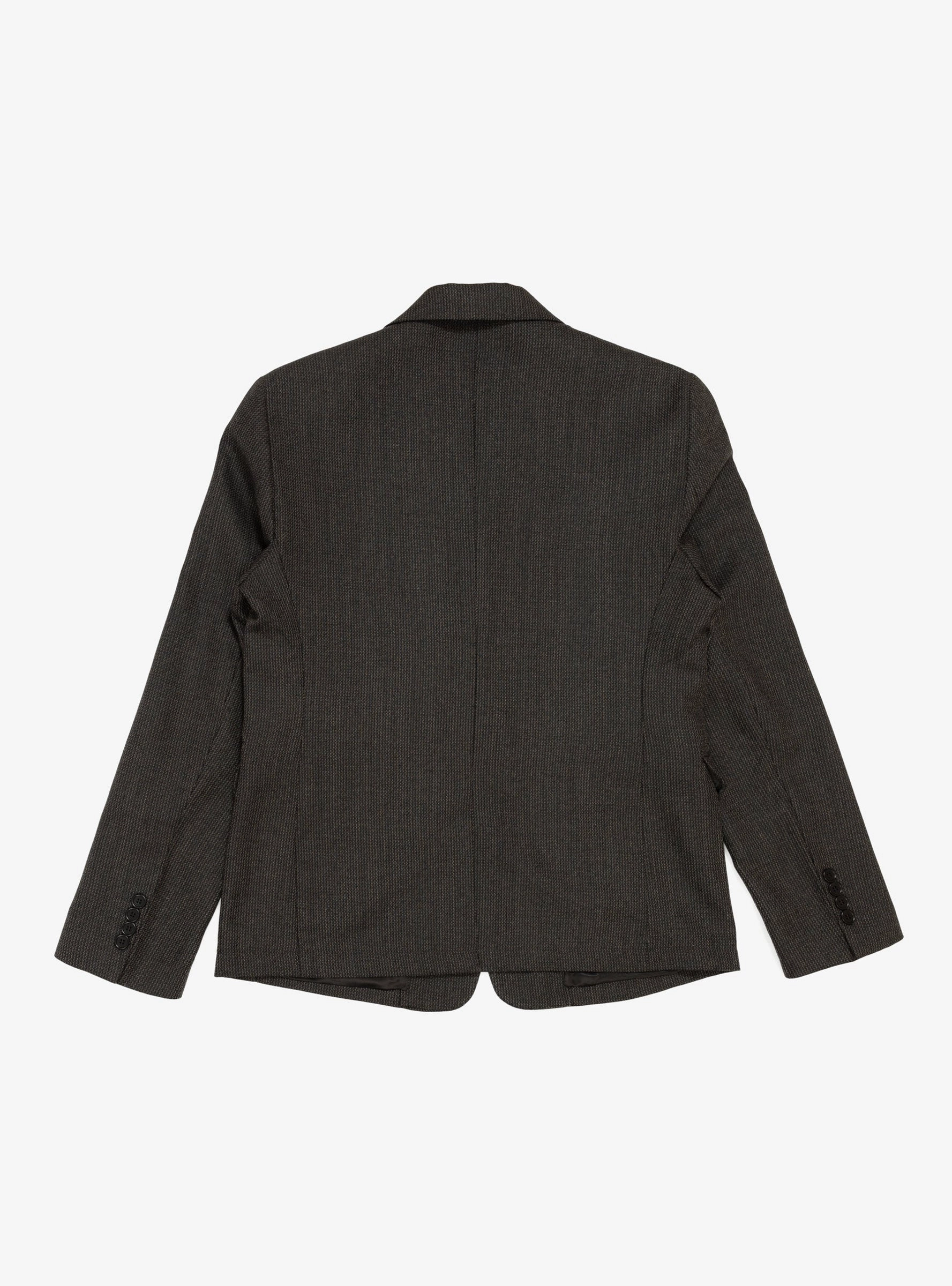 Single Breasted Blazer Dark Grey Twist