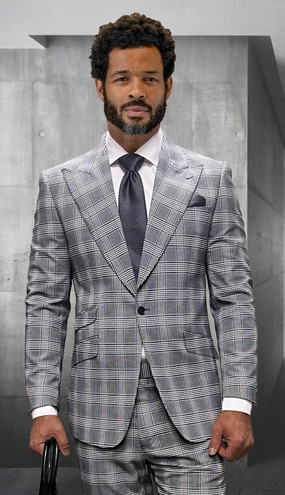 Statement Mark-16 Mens Suit