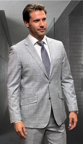 Statement PRT-101-GR Mens Suit