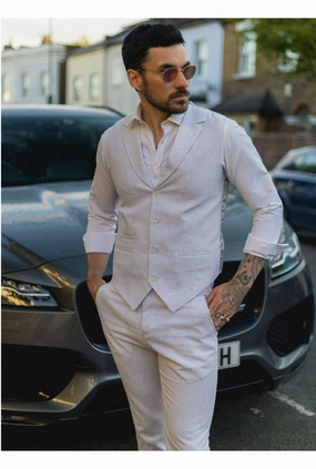 Summer Suit Waistcoat Trousers Wedding