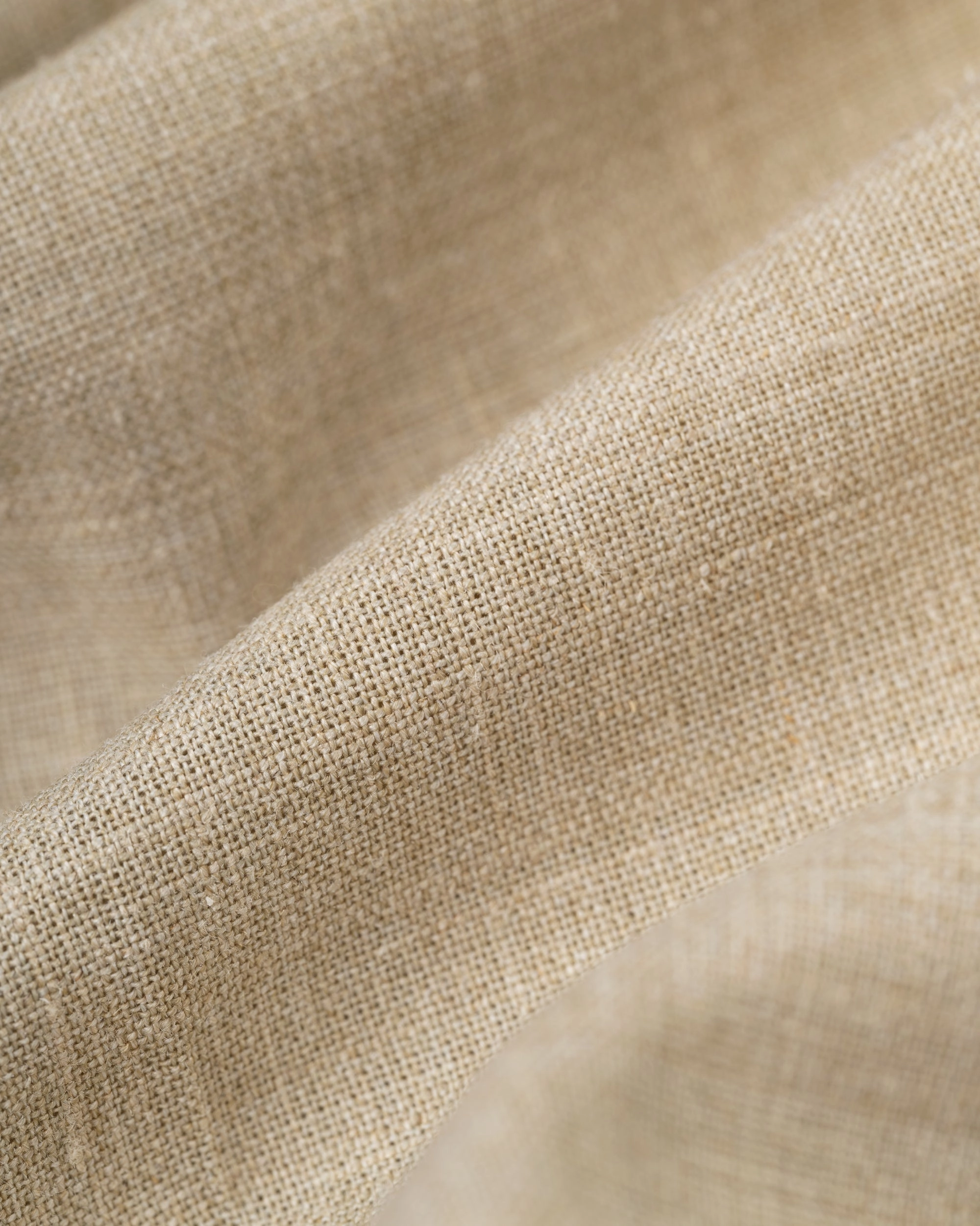 TAN CRASH LINEN TROUSERS
