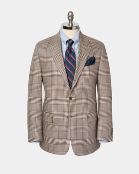 TAN PLAID WITH DECO SPORT COAT