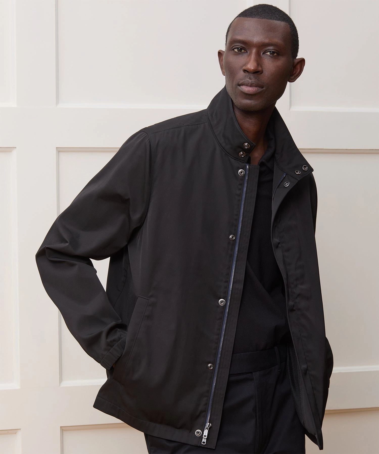 Tech Cotton Harrington Jacket