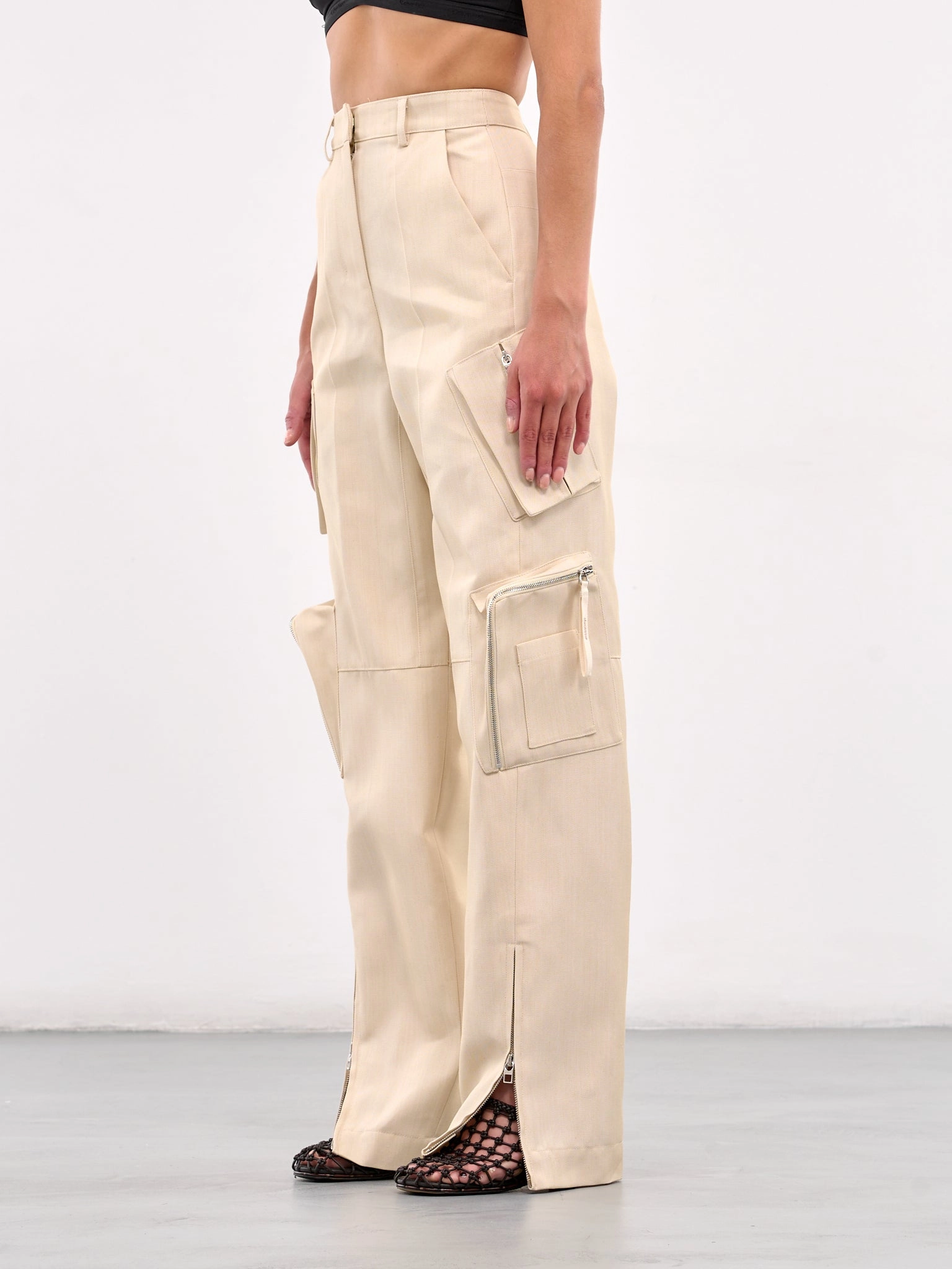 The Atelier Cargo Pants (251PA136-1629-LIGHT-BEIGE)