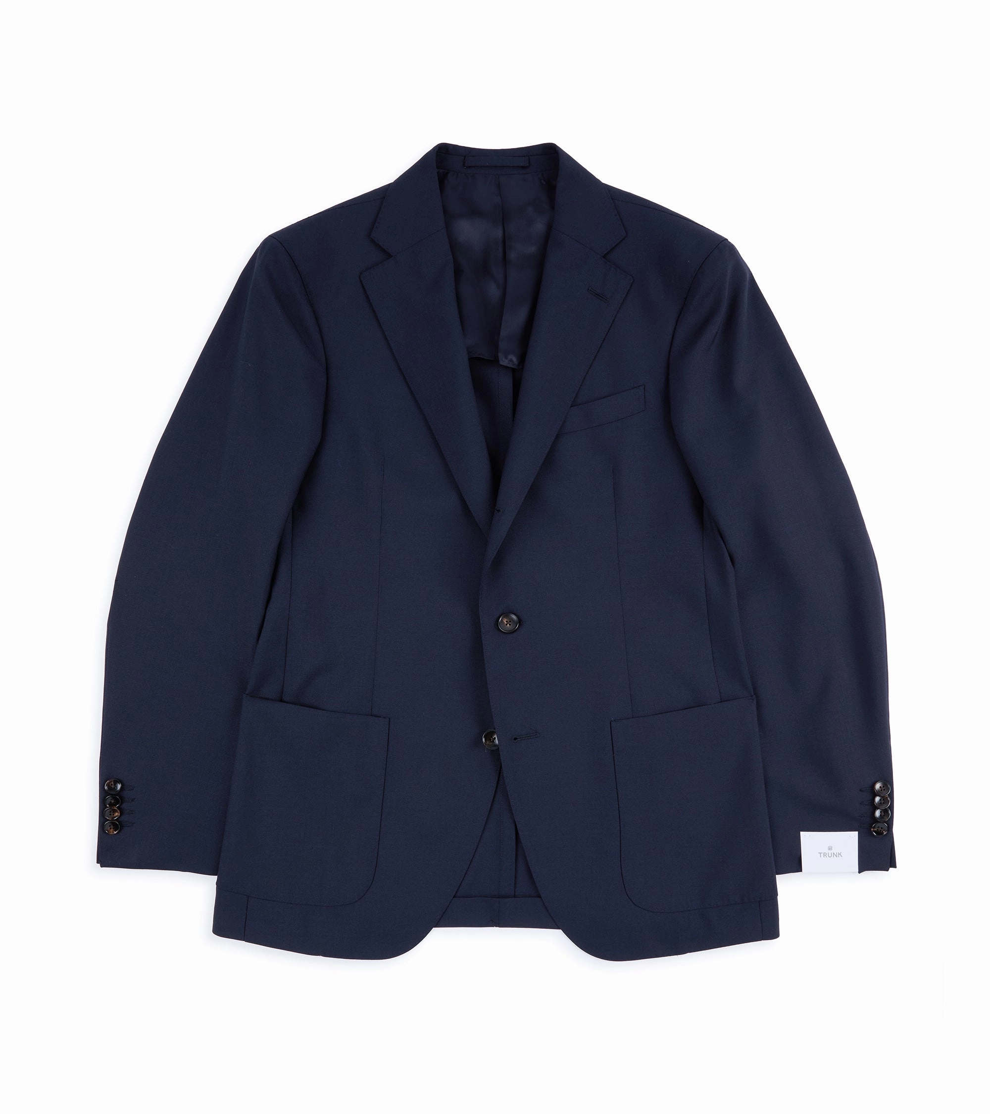Trunk Walbrook Wool Fresco Suit Jacket: Navy