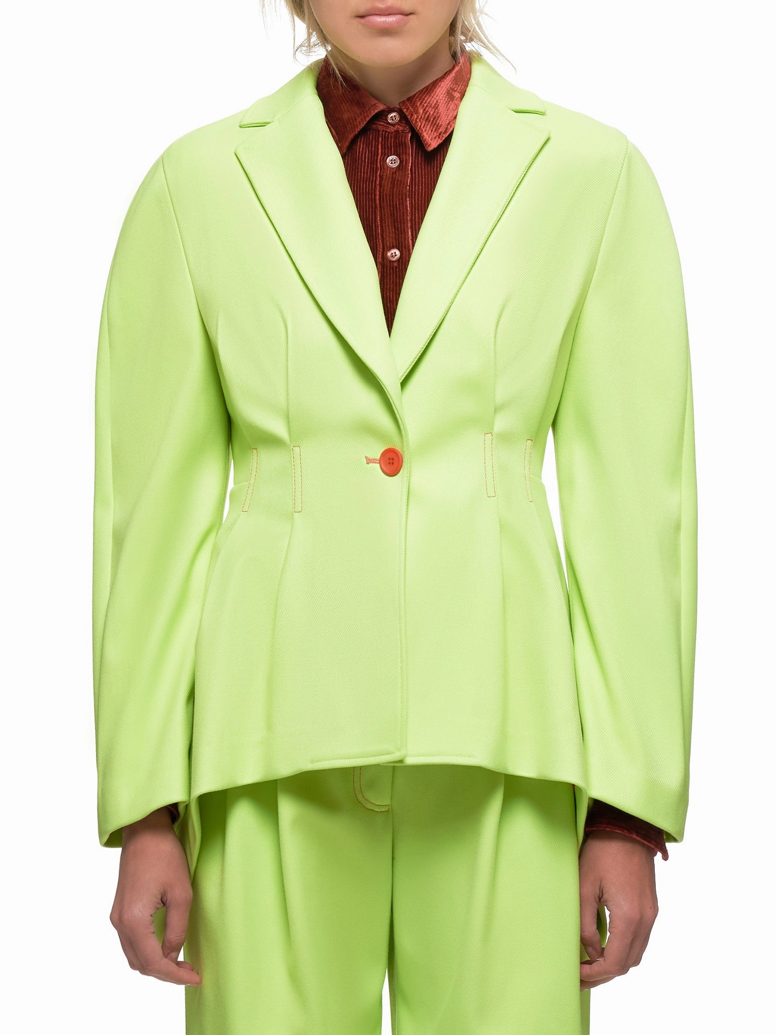 Twill Jacket (13TI1035-FLUO-YELLOW)