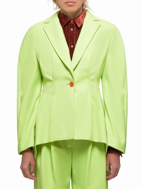 Twill Jacket (13TI1035-FLUO-YELLOW)