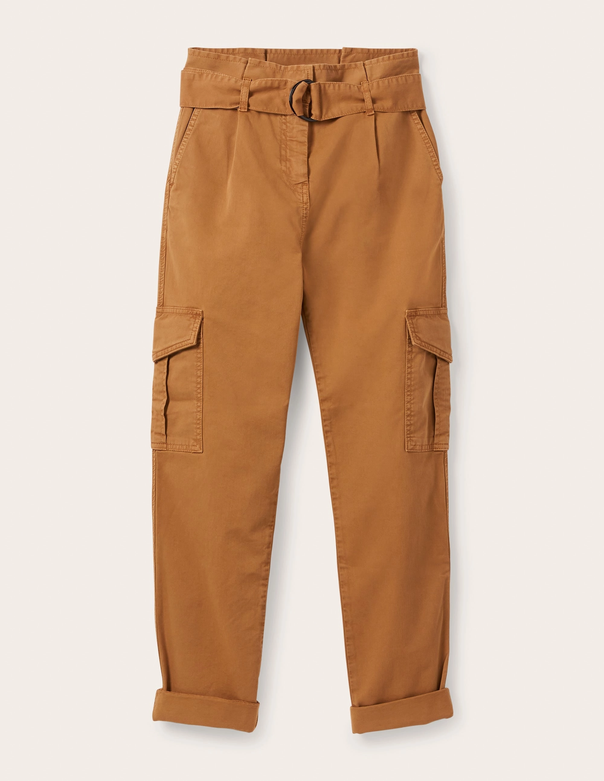 Utility Cargo Pants-Camel