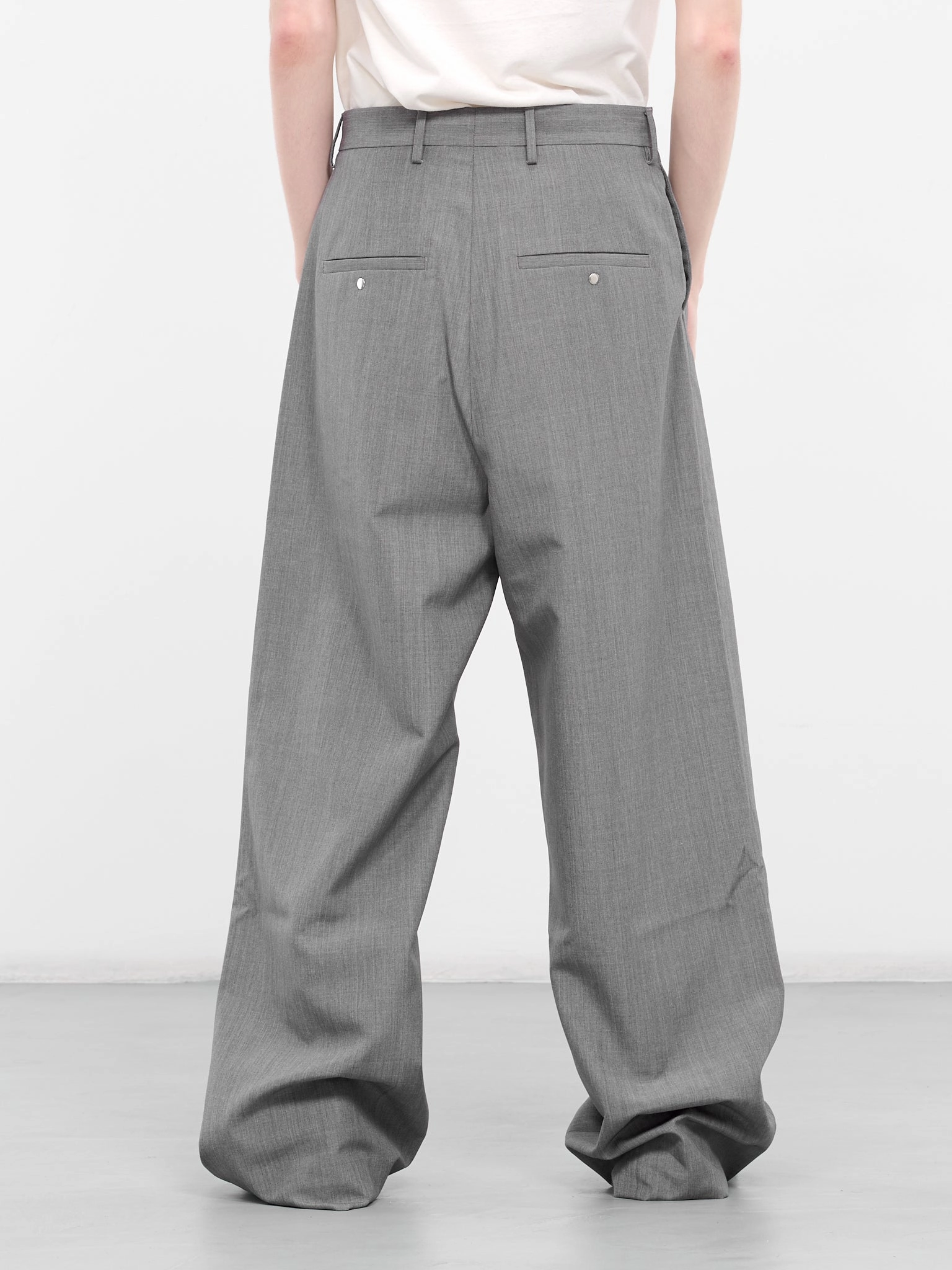 Vacuum Wide Leg Pants (PT-WLSL1-731-953-GREY)