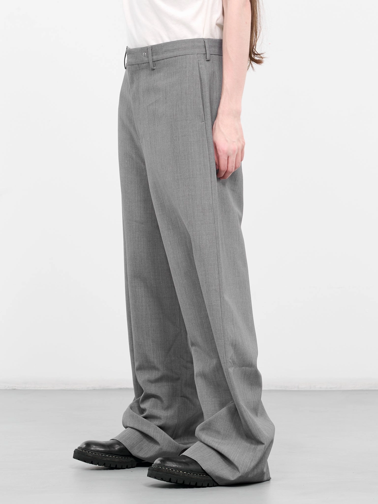 Vacuum Wide Leg Pants (PT-WLSL1-731-953-GREY)