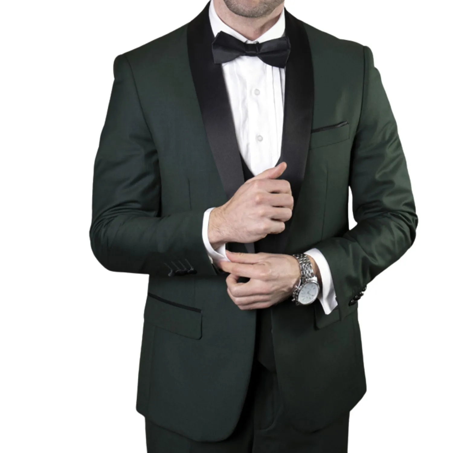 Varuna Collection: Hunter Tailored Fit Shawl Lapel 3PC Tuxedo