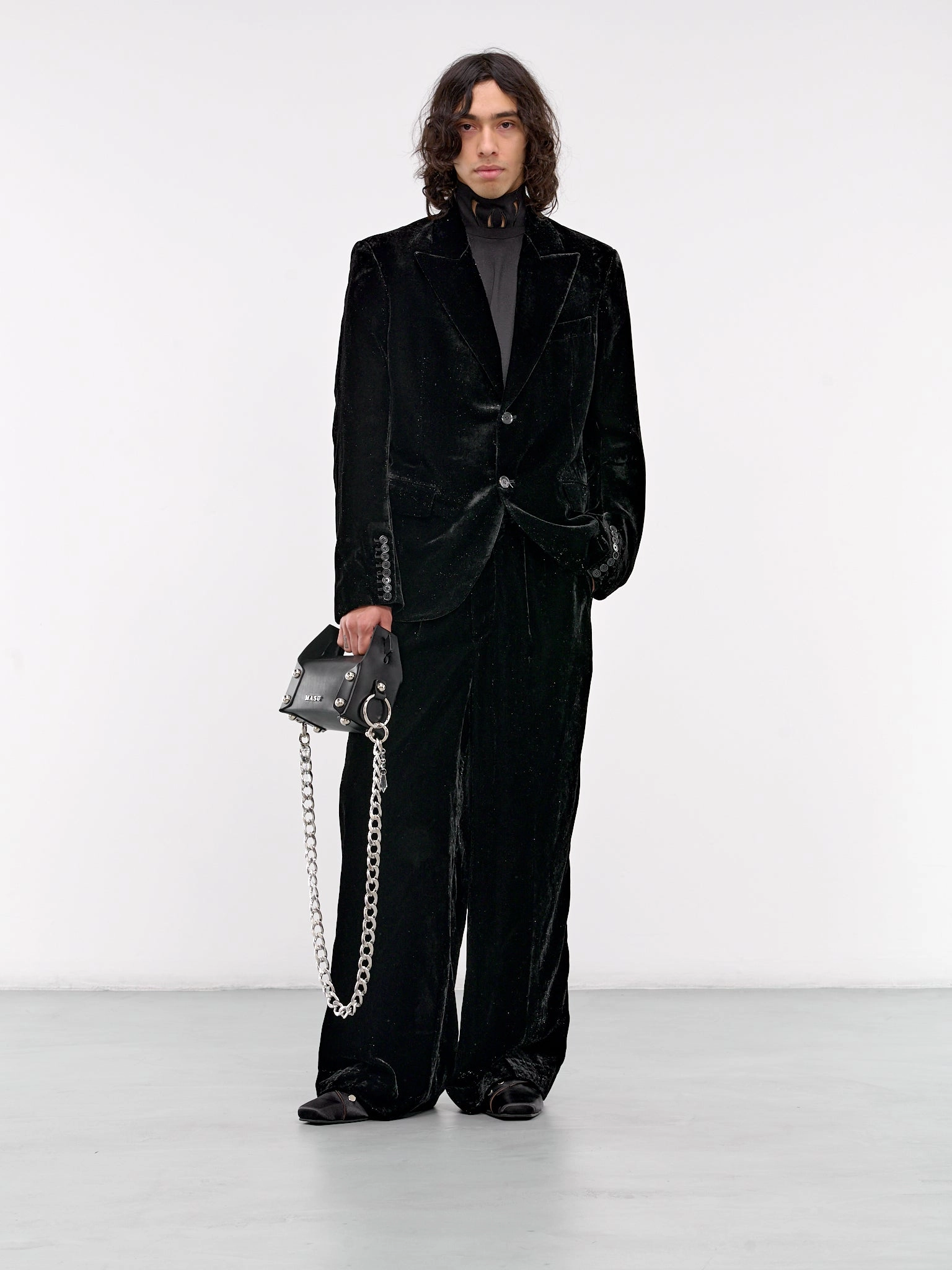 Velvet Blazer (JK0424-BLACK)
