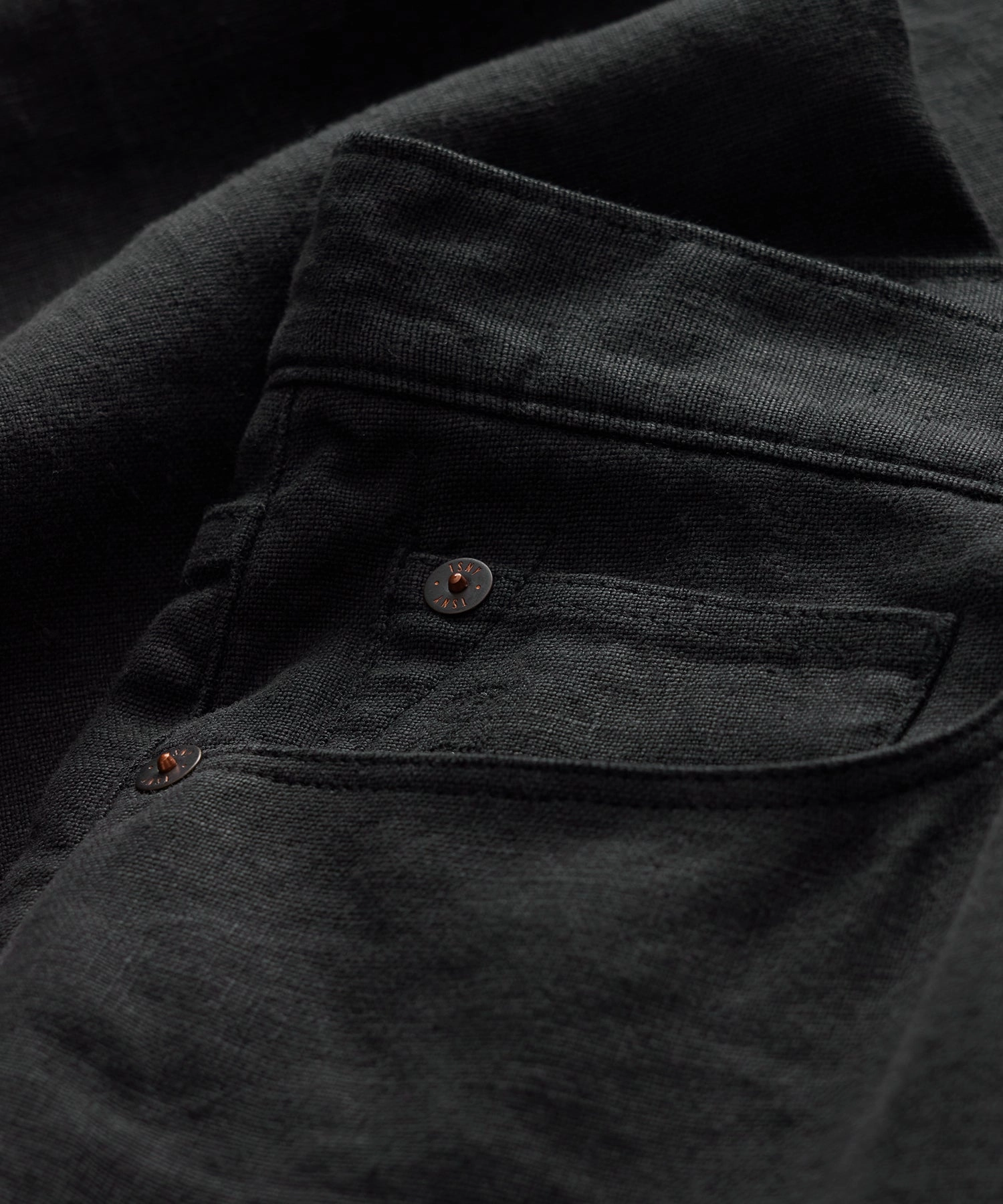 Vintage Straight Fit 5-Pocket Linen Pant