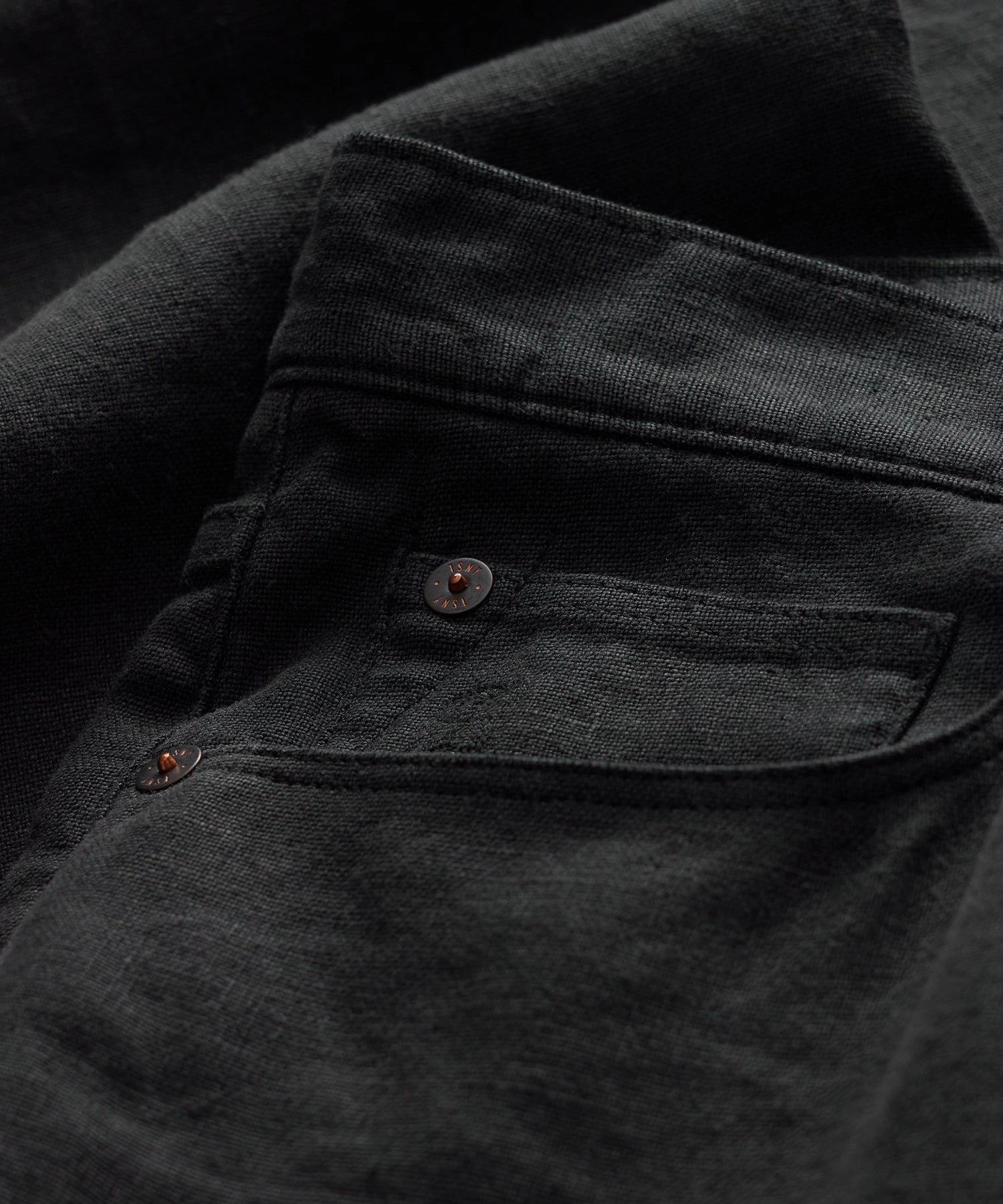 Vintage Straight Fit 5-Pocket Linen Pant