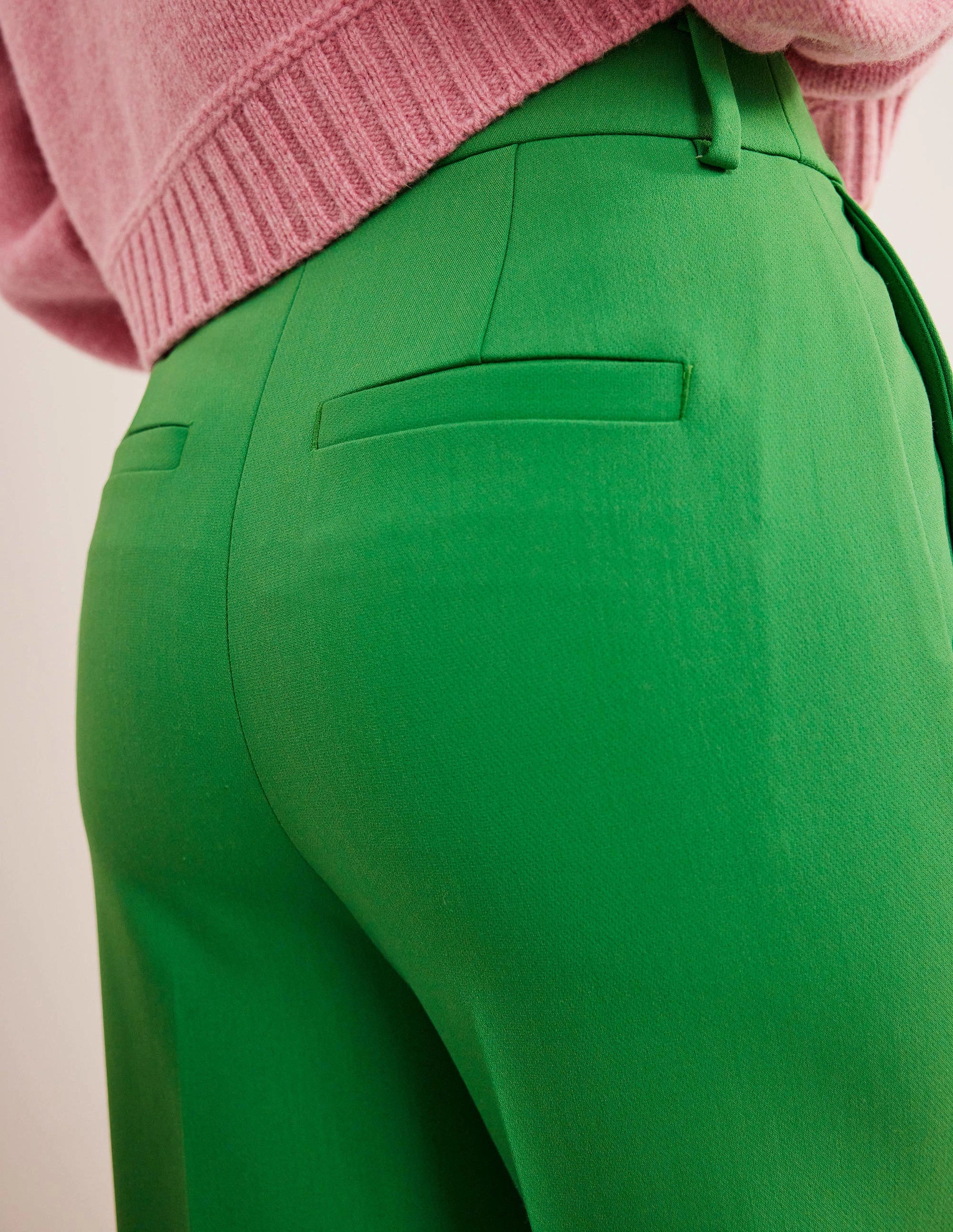 Wesbourne Wide Leg Pants-Green Bee