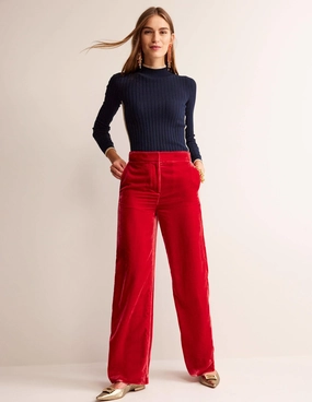 Westbourne Velvet Pants-Salsa