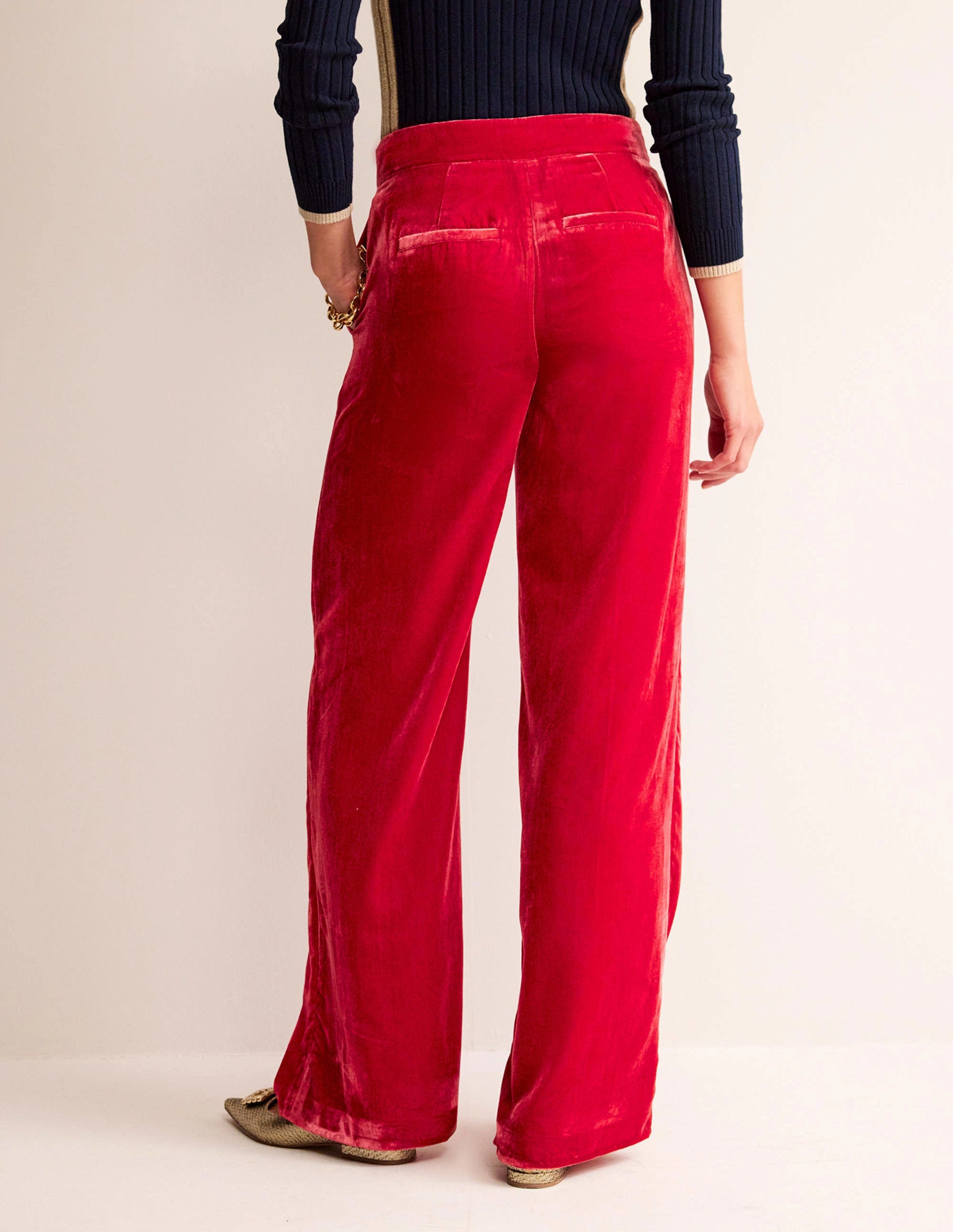 Westbourne Velvet Pants-Salsa