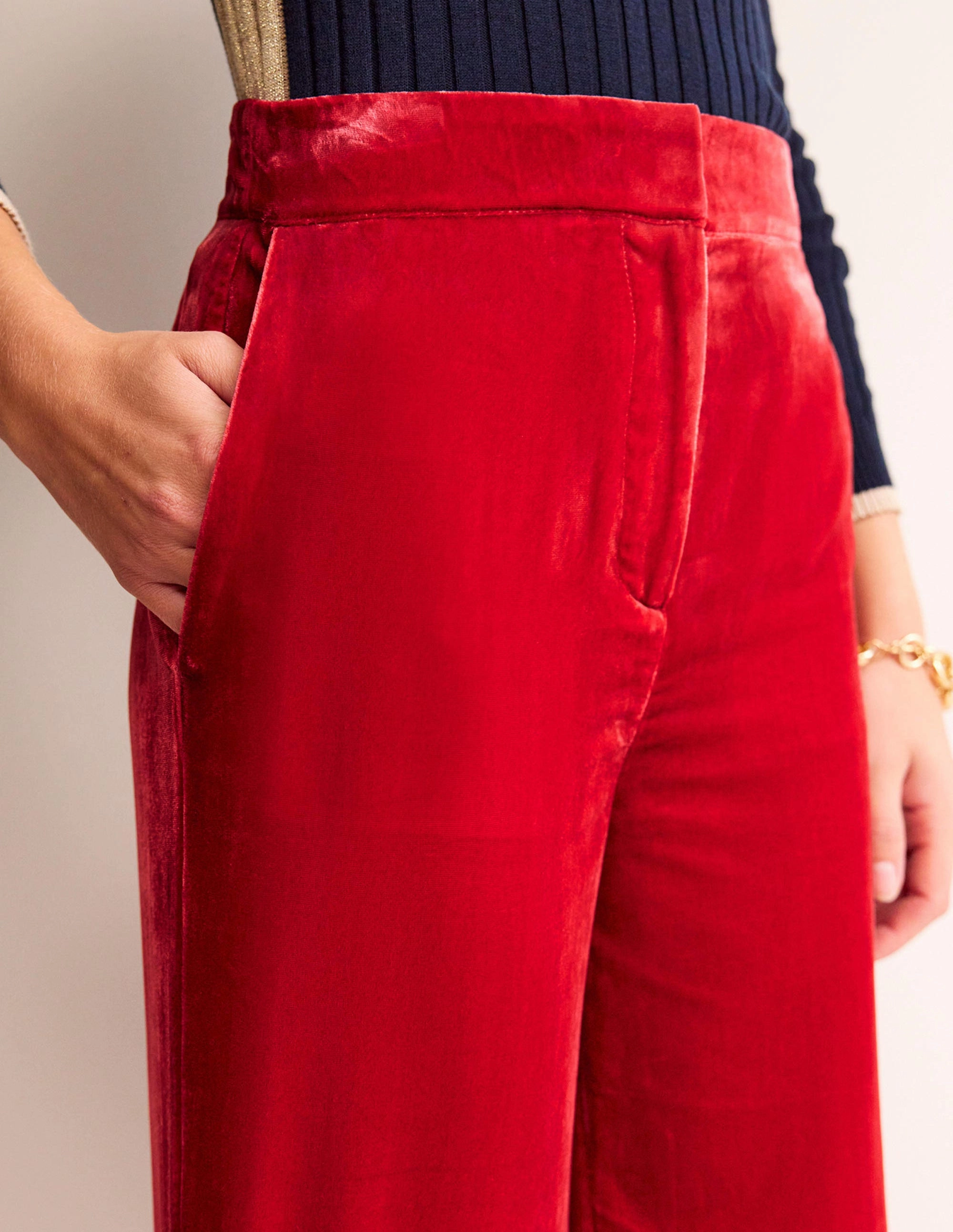 Westbourne Velvet Pants-Salsa