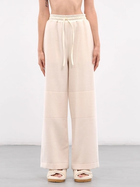 Wide Leg Drawstring Trousers (J40KA0250-J20228-OFF-WHITE)