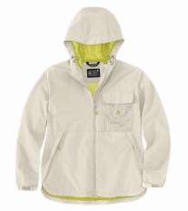 Women's Storm Defender® Loose Fit Lightweight Hooded Packable Jacket, Chalk