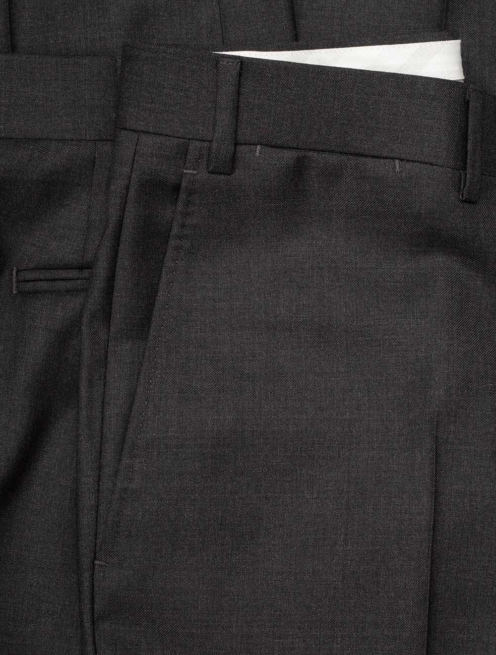 Wool Formal Trousers Charcoal