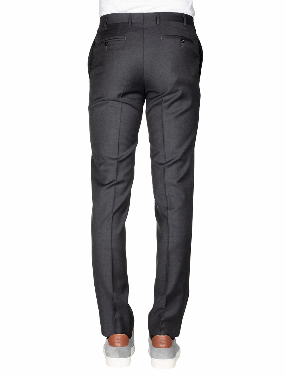 Wool Formal Trousers Charcoal