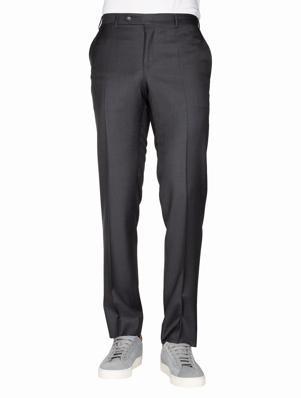 Wool Formal Trousers Charcoal