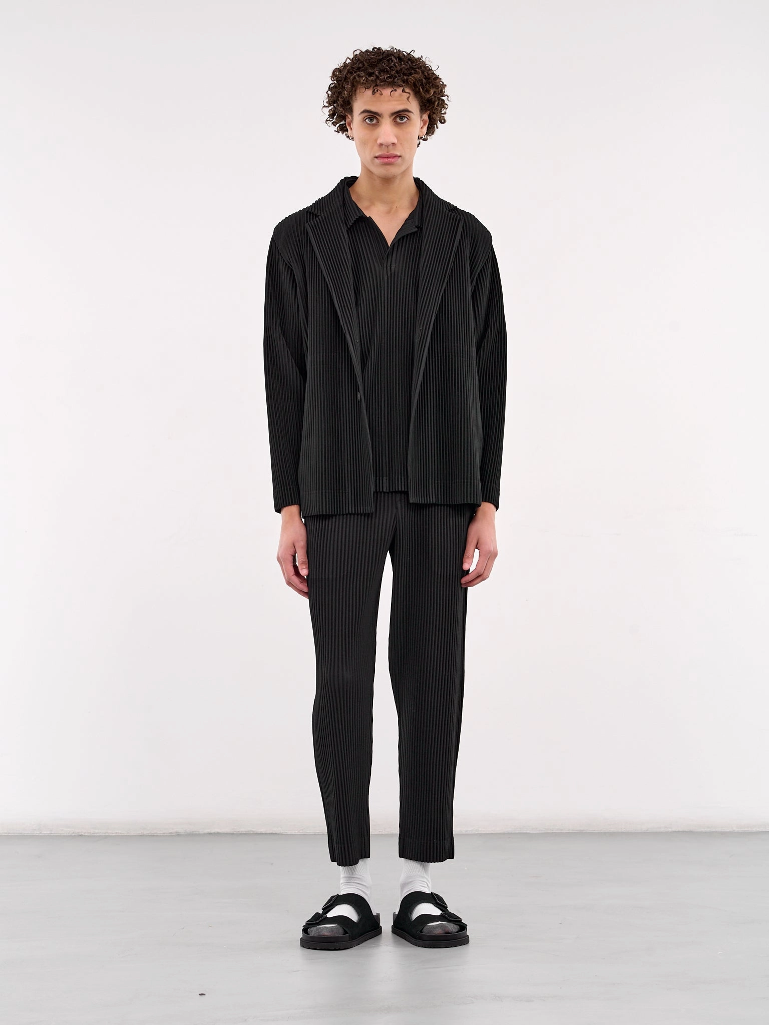 Wool Like Trousers (HP56FF251-15-BLACK)